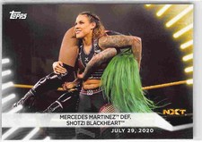 2021 Topps WWE Women's Division #51 Mercedes Martinez def. Shotzi Blackheart
