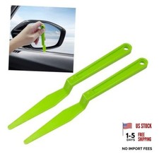 2PCS Car Window Tint Tools, Flexible Vinyl Wrap Squeegee with Long Green