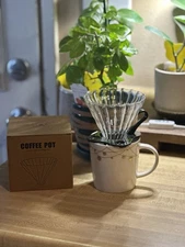 Heat-Resistant Glass Coffee Dripper