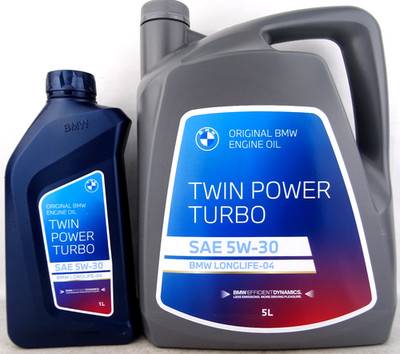 BMW 5W30 Motoröl Original Twin Power Turbo 5W-30 Motorenöl  5L Kanister + 1Liter