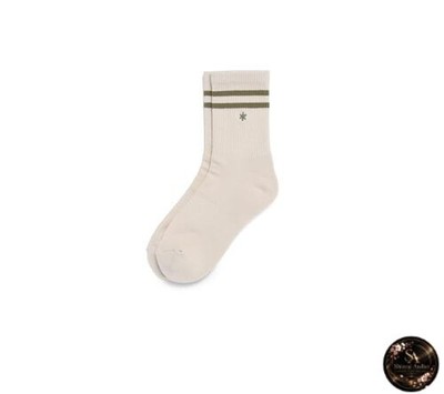 Snow Peak Asterisk Crew Socks GS-S26ZUFSO80 - Socken für Damen und Herren - C...