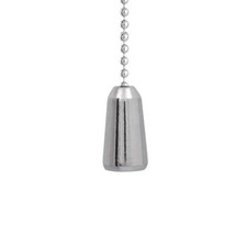 Bathroom Light Pull Cord for Ceiling Switch Handle Fob 80cm Chrome Chain