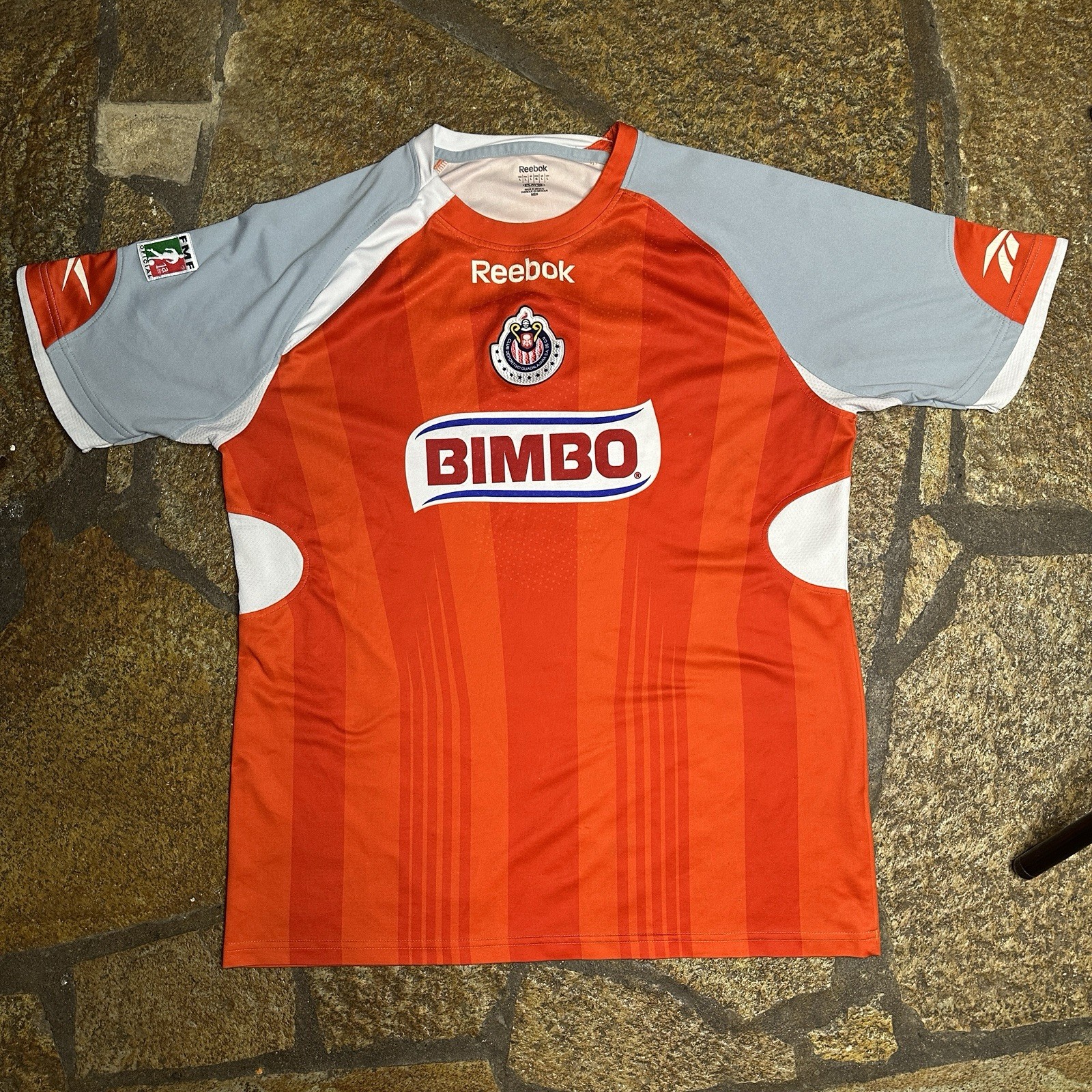 Chivas de Guadalajara 2009/10 Away Jersey Size Large Soccer Futbol Bimbo
