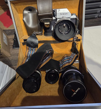 Bundle NIKON "F" Camera Film 35mm/50mm 1:1.4/3 Lens/Camera Case/Manual Bks