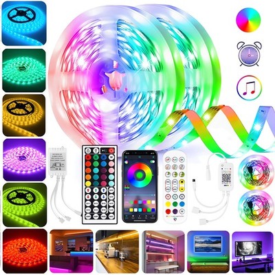 LED Stripe RGB Band Streifen Lichtleiste Farbwechsel Lichterkette Dimmbar 1-30m