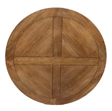 47 inches Round Counter TOP Table, Brown - TABLE TOP ONLY