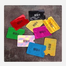 10PCS Anti RFID Blocking Card Sleeve-Secure Credit/Debit Card Holder ID Wallet