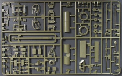 Tamiya 1/35th Scale A34 Comet - Parts Tree D from Kit No. 35380