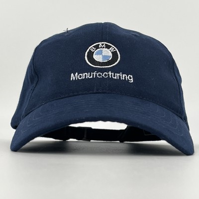 BMW Manufacturing Hat - Navy Blue StrapBack Baseball Cap