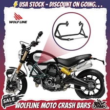 Wolfline Moto Engine Guards Crash Bars For Ducati Scrambler Icon Sixty 2 Dark
