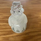 Fenton Glass 95th Anniversary Woodland Snowman Hand Painted & Signed