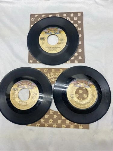 Kiss 45 Rock and Roll All Nite and 2other 45s Vintage Vinyl