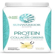 Sunwarrior Shape Protein - Collagen Greens - Vanilla 750g
