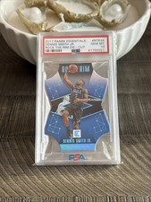 Dennis Smith Jr 2017 Essentials Rock The Rim Die Cut PSA 10 Case Hit!