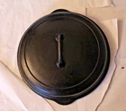 Griswold 1098 B No. 8 Self Basting Cast Iron Lid Small Block Logo