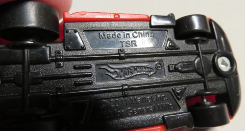 Mattel Hot Wheels Red TSR 2011 General Mills Pull Back auto da corsa giocattolo sciolto - Foto 7 di 8