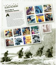 US 1999 MNH # 3186  1940 S  CELEBRATE THE CENTURY   PANE OF 15  .33 CENT STAMPS