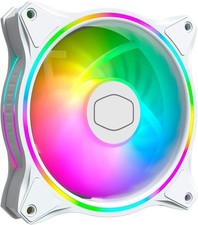 Image of Cooler Master MasterFan MF120 Halo 120mm Case Fan - White
