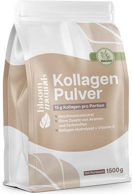 Grassgefüttertes Collagen Pulver 1500G (1,5 KG) - Hochdosiert & Geschmacksneutra