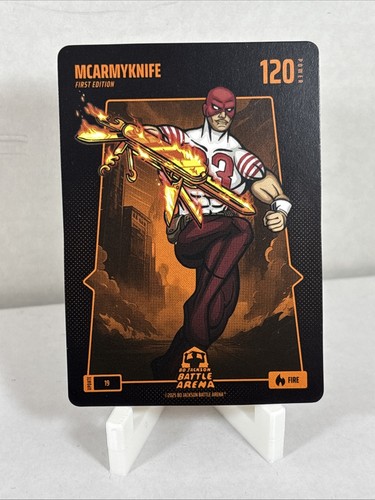 2025 Bo Jackson Battle Arena Mcarmyknife Christian Mccaffrey 49ers FIRE #19