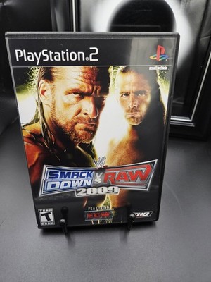 WWE SmackDown vs Raw 2009 / PlayStation 2 PS2 / CIB / Tested / Read 