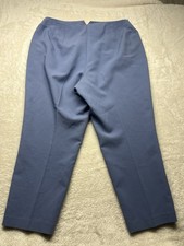 Nine West Dress Pants Womens 18 Resolut Blue Tapered High Rise Office Career