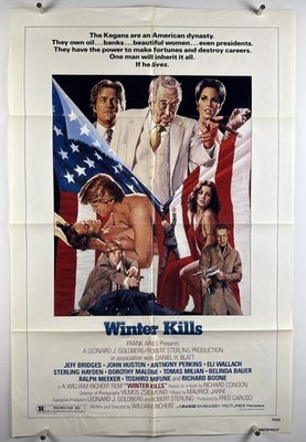 WINTER KILLS Movie Poster (Fine) One Sheet 1979 John Solie Art 27457