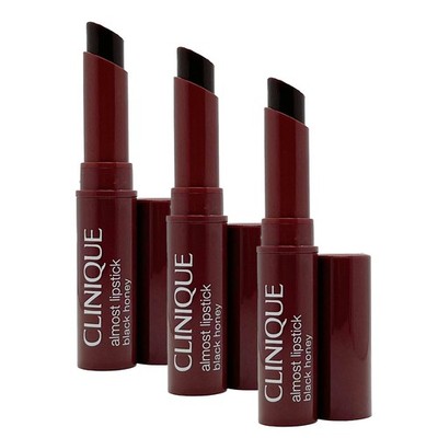 3 Pack - Clinique Almost Lipstick - Black Honey, 0.04oz / 1.2g Travel Size
