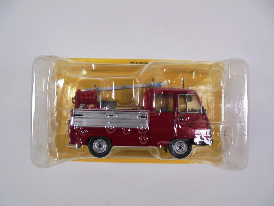 Camion dei Pompieri in Scala 1/43 Compatibile con Peugeot J9 Desautel ...