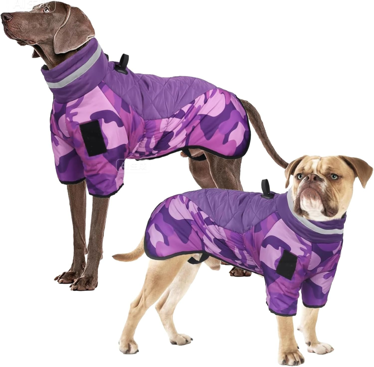 Cappotto Impermeabile per Cani, Gilet Antivento Invernale per Cani Grande Con St