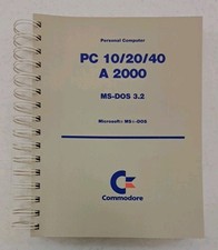 VTG 1987 Commodore User's Guide-Personal Computer PC 10/20/40 A 2000