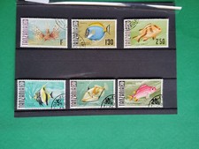 TANZANIA-TROPICAL-FISHES-1994-N573-N574-N575-N576-N577-N578-USED-I