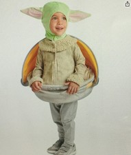 Star Wars Grogu Hover Pram Halloween Costume Toddler Size 2