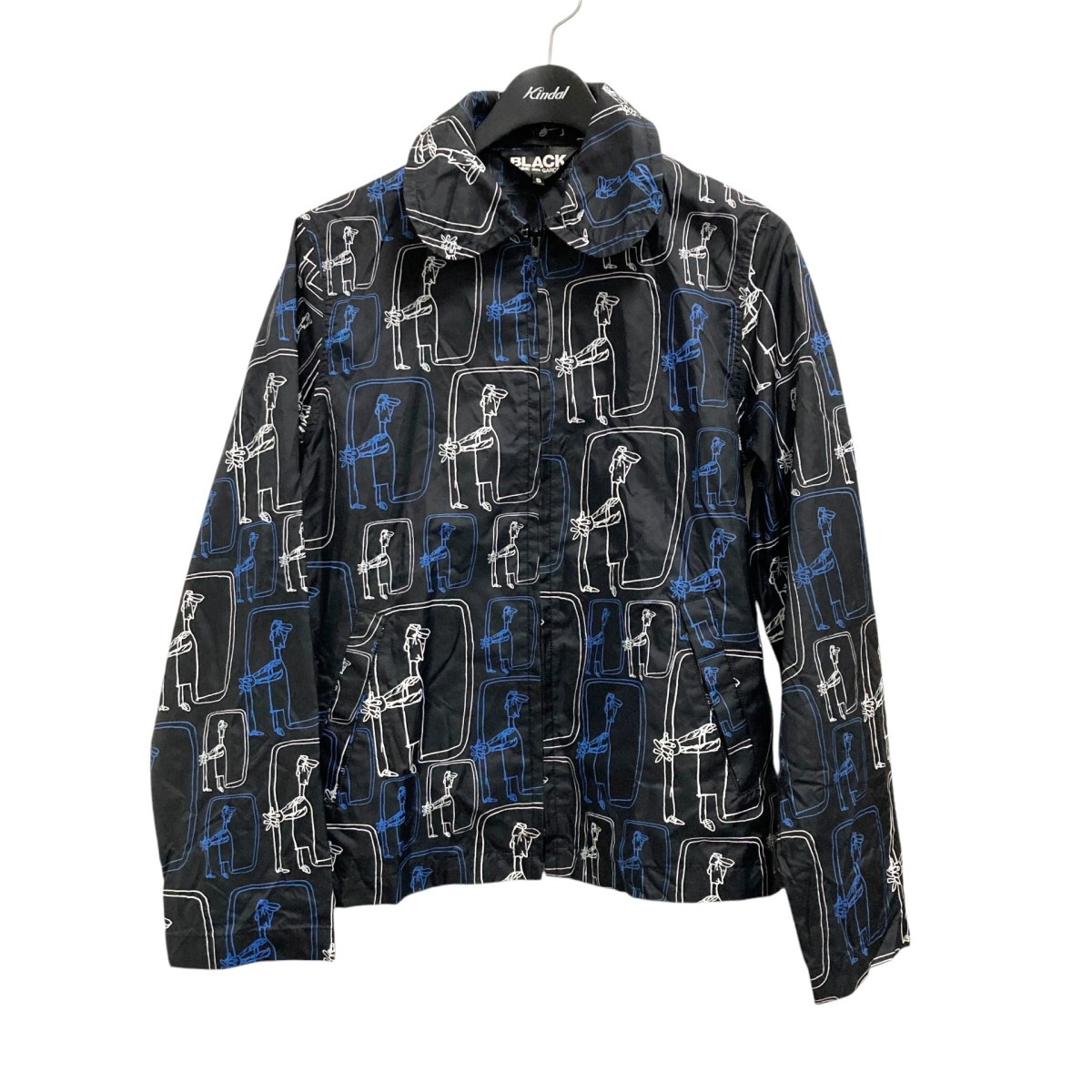 Used Black Comme Des Garcons All-Over Zip Jacket 1O J012 Used Black Comme Des Garcons All-Over Zip Jacket 1O J012