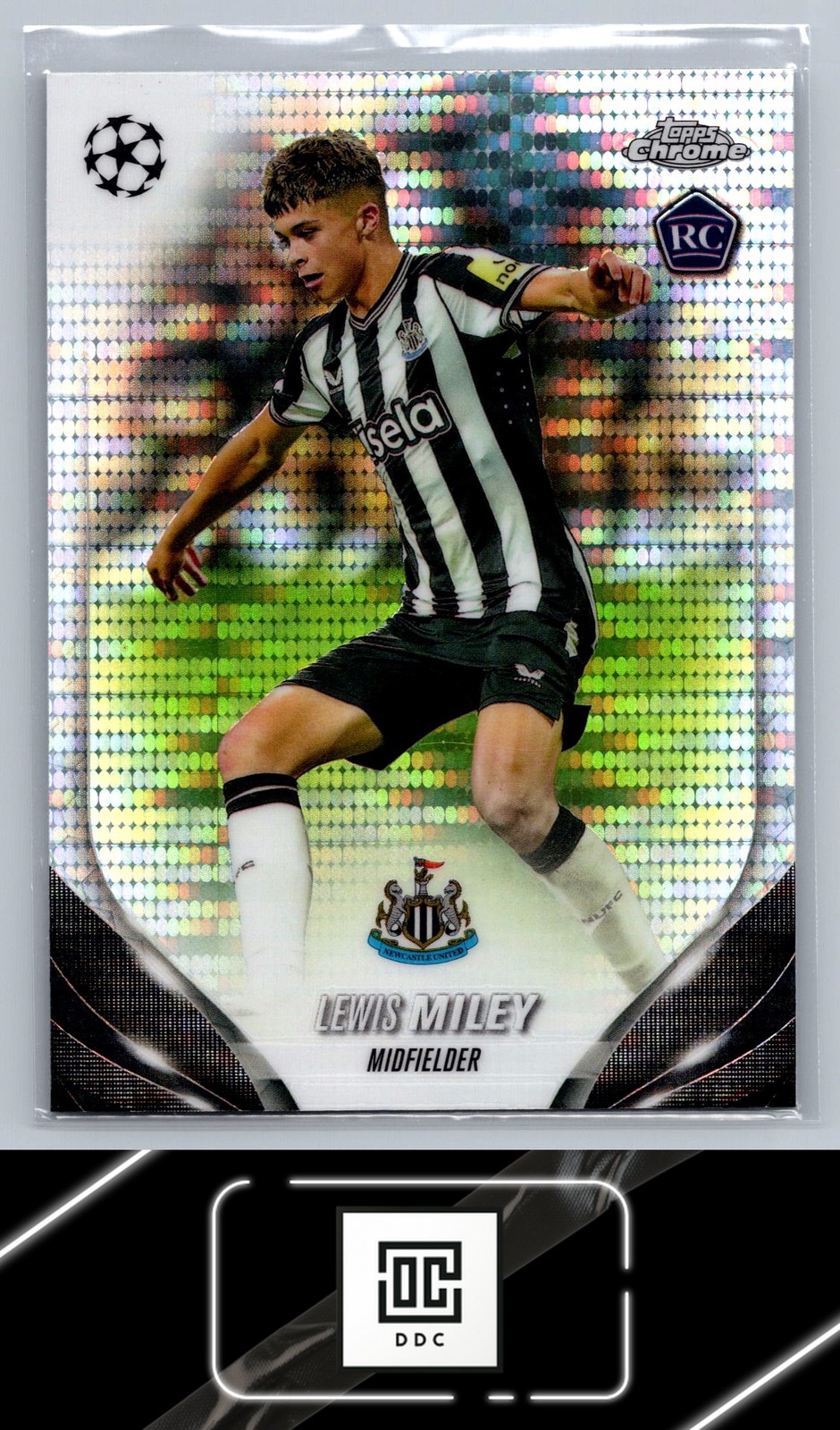 2023-24 Topps Chrome UEFA Club Competitions #31 Lewis Miley Pulsar Refractor