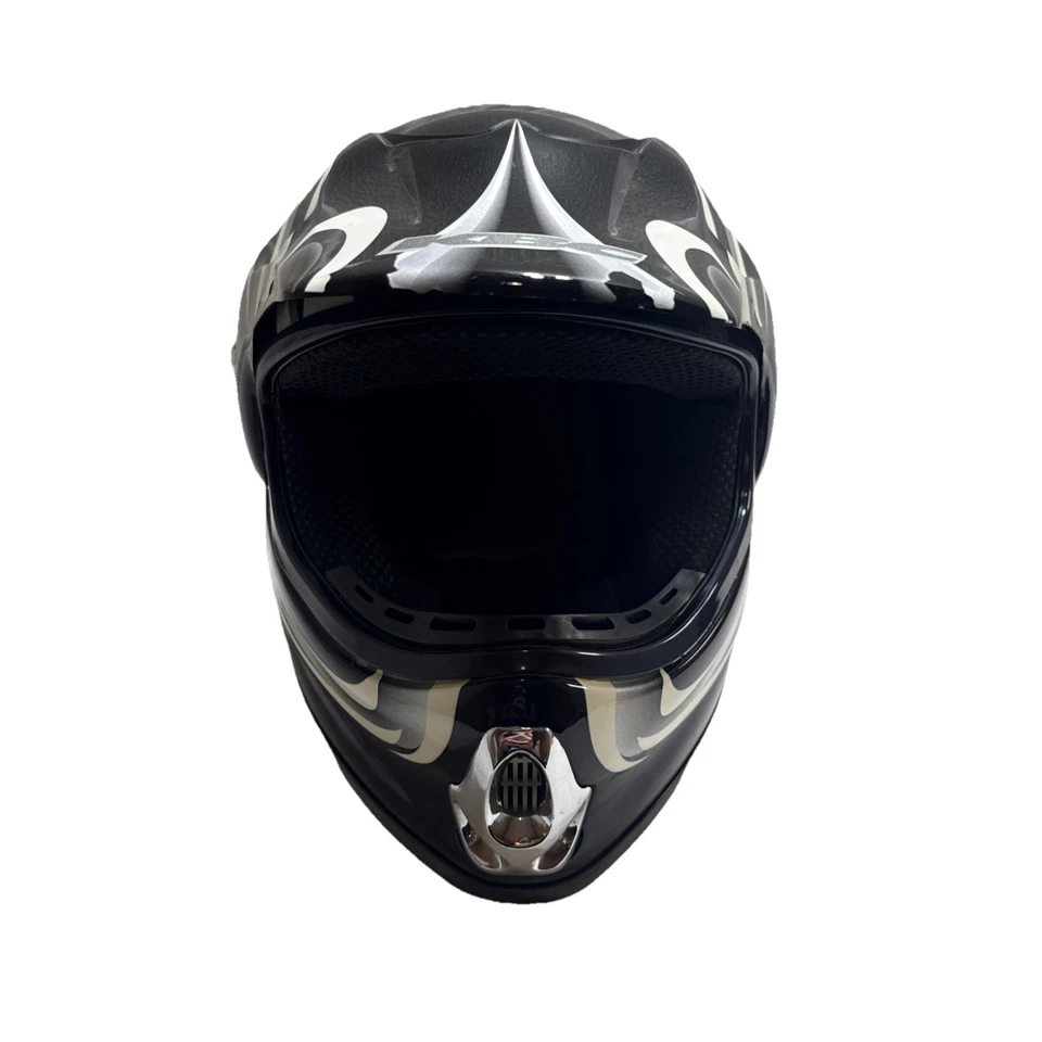 Casco de moto de nieve KBC SN-X talla grande blanco y negro Foto 2 de 4