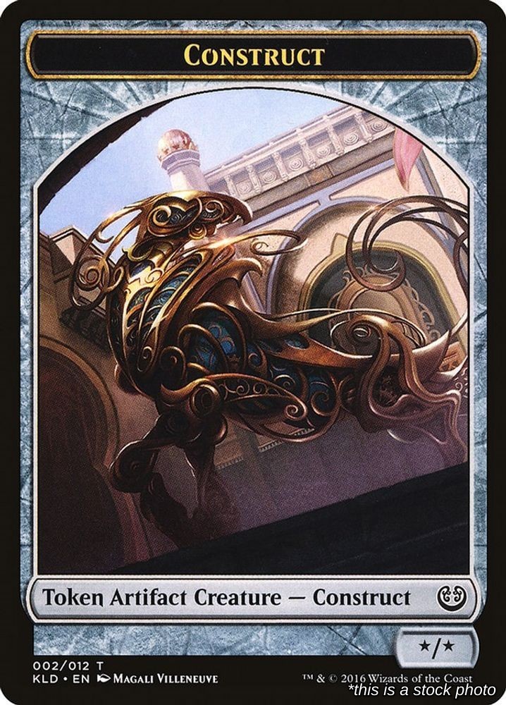 Construct Token (002) Token 2 KLD Kaladesh Lightly Played LP Magic