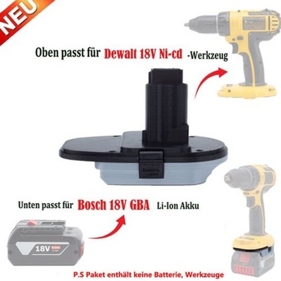 Passt Für Bosch 18V G Series Li-ion Akku Adapter auf für Dewalt 18V Ni-cd Geräte