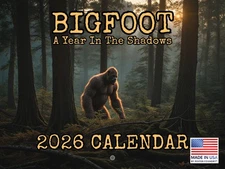 Bigfoot Calendar 2026 Monthly Wall Calender 12 Month