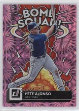2022 Panini Donruss Bomb Squad Pink Fireworks Pete Alonso #BS-7 rs2