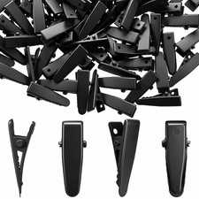 Ymapinc 100 Pcs Tiny Hair Clips for Styling - 1 Inch Small Black Metal,...