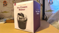 Andrew James Electric Ice Cream Maker Black 1.6-2L Freezer Bowl 240V AJ001468