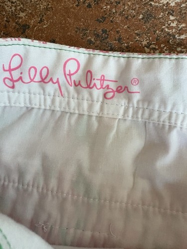 Lilly Pulitzer Women's Shorts Size 10 Flamingo The Buttercup Stretch NWOT - Picture 3 of 12