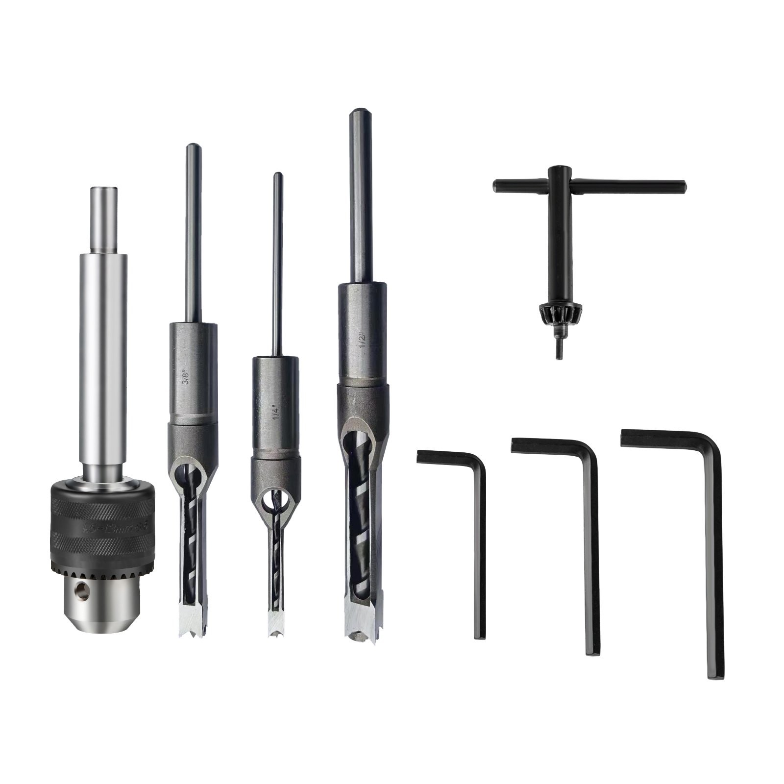 [New]VEVOR Woodworking Mortise Machine,1/2 HP 1700RPM Powermatic Mortiser,With M