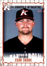 2019 Kannapolis Intimidators Choice #18 Evan Skoug Libertyville Illinois IL Card