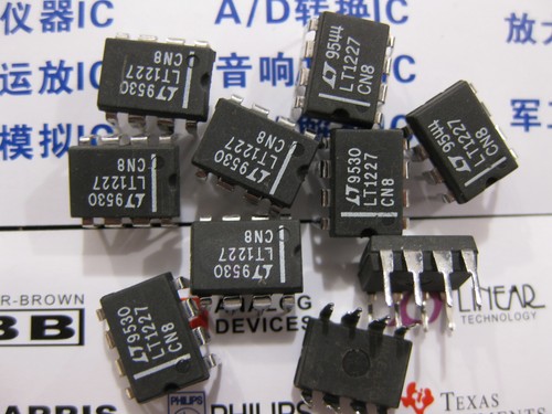 1X LT1227CN8 140MHz Video Current Feedback Amplifier LT1227