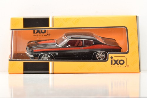 Chevrolet Chevelle SS 395 1970 Black Red Lanes IXO CLC477N 1:43 Chevy - Picture 5 of 7