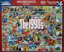 White Mountain  "THE 1990's"  1000 Piece Jigsaw Puzzle 959 NEW SEALED