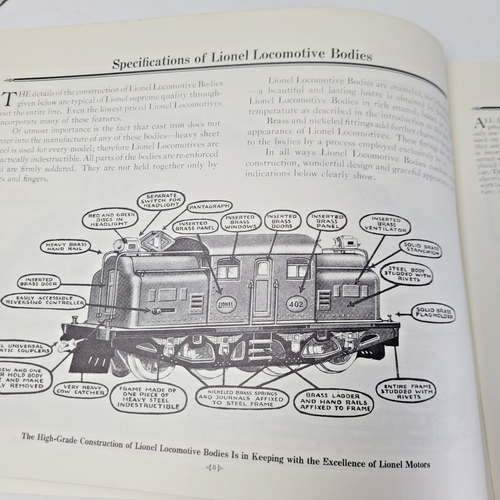 Lionel Treni Giocattolo Elettrico 1924 Catalogo Riproduzione 1974 Greenberg - Foto 5 di 7