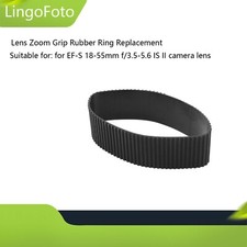Lens Zoom Grip Rubber Ring Replace for EF-S 18-55mm f/3.5-5.6 IS II Camera Lens